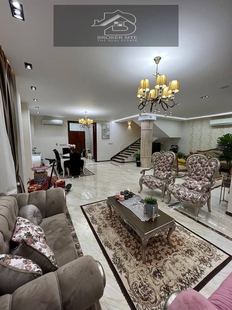 Villa for sale, 450 meters, super luxurious finishing, Al Khamayel / Sheikh Zayed 10