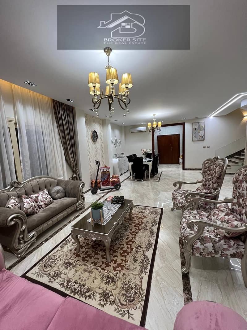 Villa for sale, 450 meters, super luxurious finishing, Al Khamayel / Sheikh Zayed 11