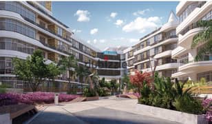 For the first time with Tatweer Misr, installments over 10 years, a fully finished apartment with garden in front of Madinaty in Bloom fields