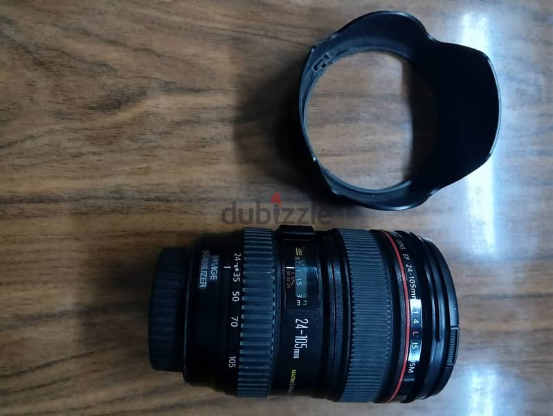 canon 5d mark ii shutter count 44k + lens 24-105L 1