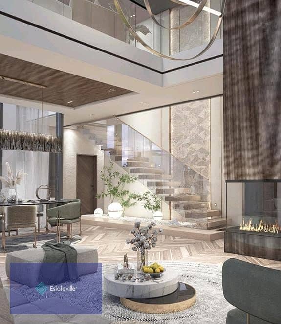 Pay 859 thousand and own a duplex with a distinctive view of the Kempinski Hotel and a 35-acre garden with the largest developer in the Middle East 6