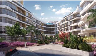 Book in offerTatweer Misr, installments over 10 years, a finished apartment with garden in Bloom fields Compound, with only 5% down payment |