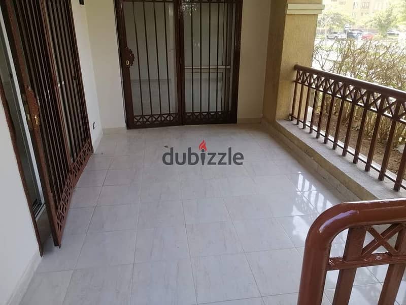 Apartment for rent in Madinaty, ground floor with a garden, area 186 square meters, sea view, B1 4