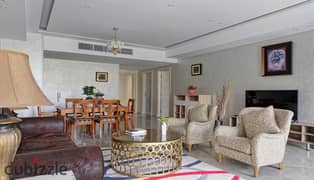 apartment for rent in lake view residance fully furinshed in new cairo under market price