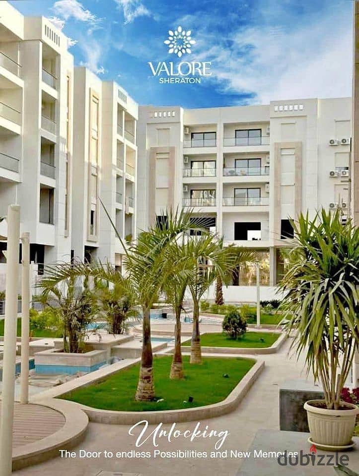 شقة للبيع 125م متشطبة + تكيفات امام شيراتون المطار بكمبوند فالورى قسط 6 سنين valore sheraton مصر الجديدة 12