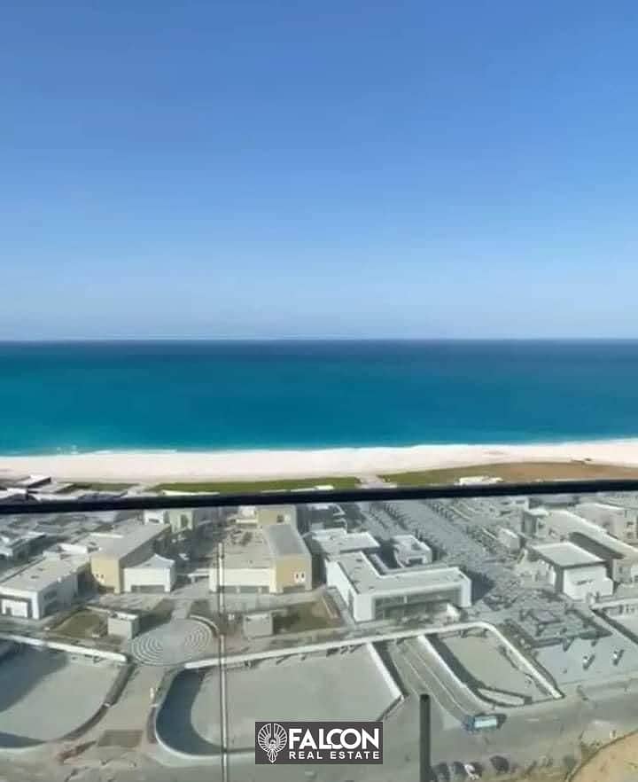 Fully finished duplex in New Alamein Towers with a panoramic view of the clouds, sea, and lagoon. . . etc. 15