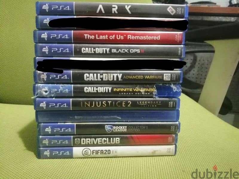 العاب ps4 للبيع او البدل 0