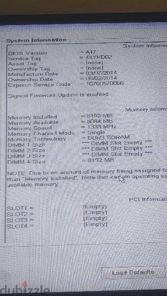 كيسة ديل تاور 7010
بروسيسور cor i7 g3


بدون هارد ram 8 giga ddr3 1