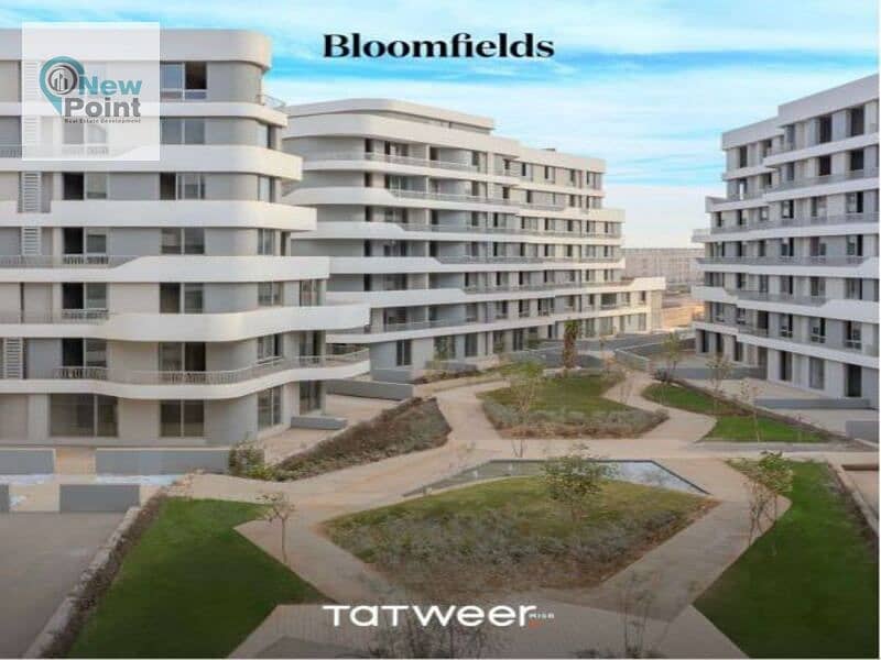 Fully finished apartment for sale 256m in Bloomfields Mostakbal City Compound 3