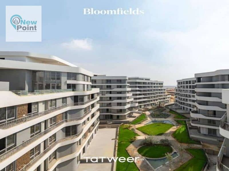 Fully finished apartment for sale 285m in Bloomfields Mostakbal City Compound 7