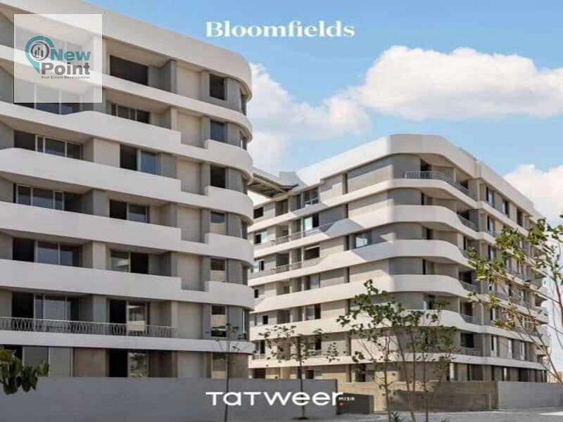 Fully finished apartment for sale 130m in Bloomfields Mostakbal City Compound 8