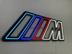 M power bmw logo Neon sign 0