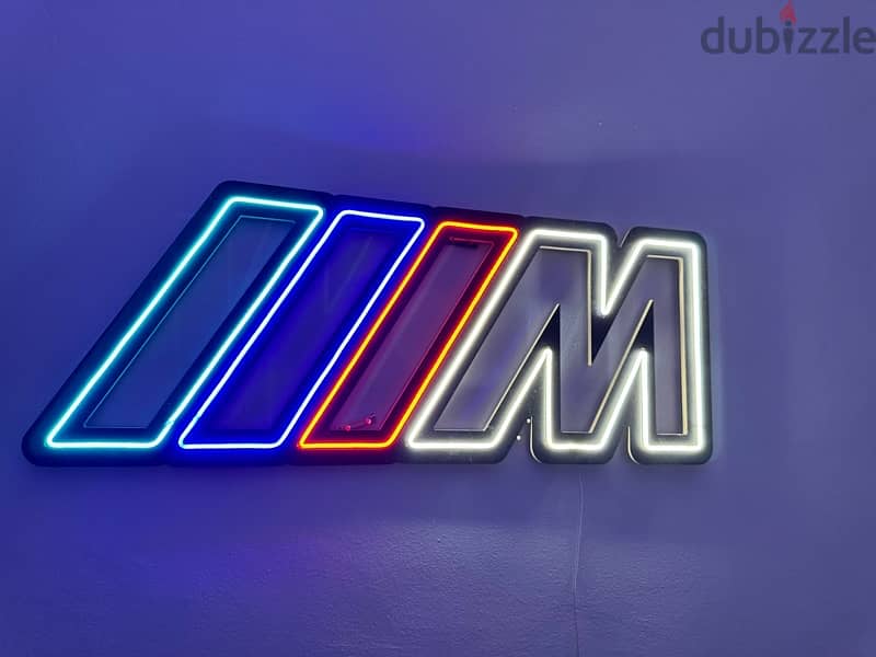 M power bmw logo Neon sign 1