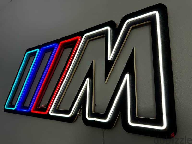 M power bmw logo Neon sign 2