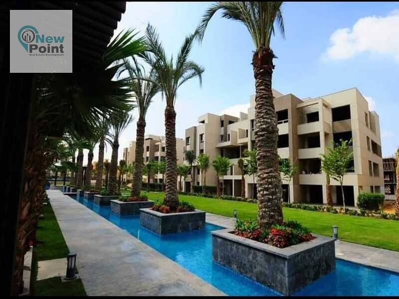 Receive immediately in the most luxurious Hassan Allam compounds in Mostakbal City, a 195-square-meter apartment in a prime location 4