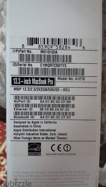 Macbook pro 2012 4