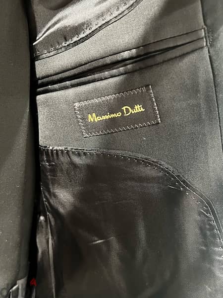 بدلة سوداء ماسيمو دوتي Massimo Dutti BLACK suit 1