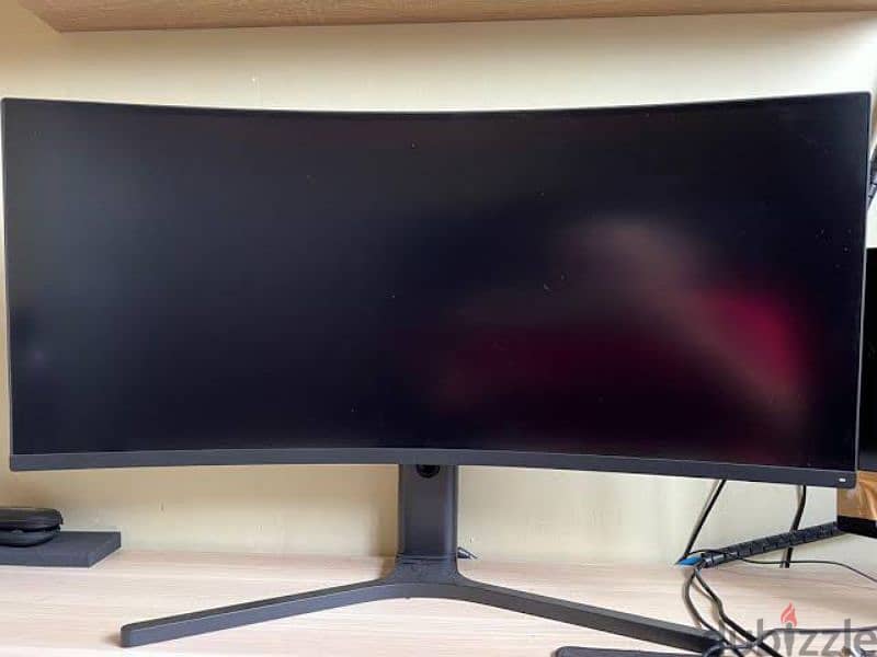 MI curved monitor 34 inch 144 hz 0