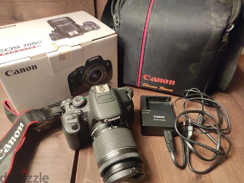 Camera Canon 700D - Used like new - Shutter (8180) 4