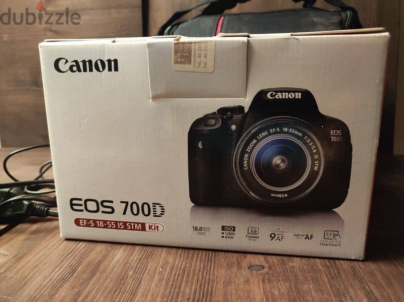 Camera Canon 700D - Used like new - Shutter (8180) 6