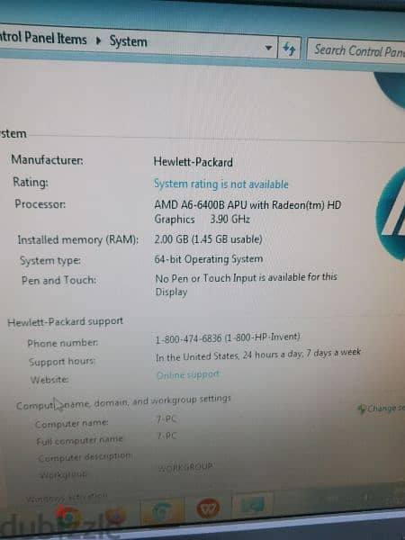 hp a6 amd 1