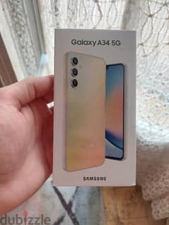 SAMSUNG A34 256 GB AWESOME SILVER BRAND NEW SEALED 5G