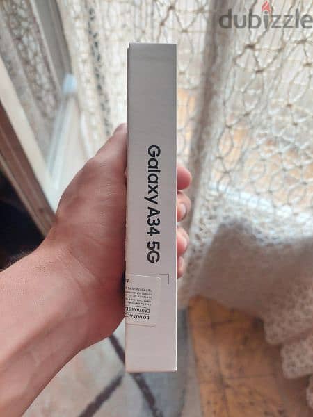 SAMSUNG A34 256 GB AWESOME SILVER BRAND NEW SEALED 5G 3