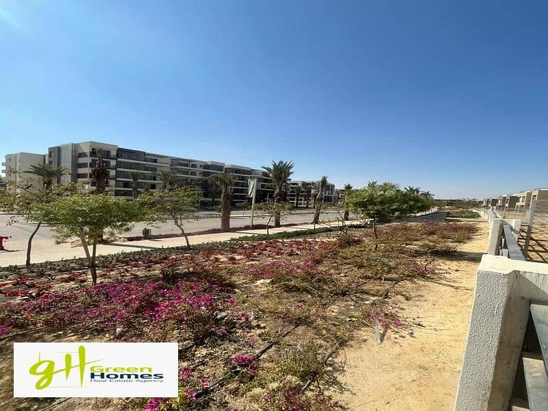 Apartment with Garden Ready to move for sale at Palm Hills New Cairo 3