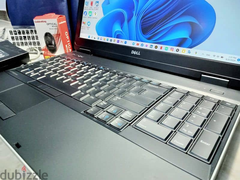 الجهاز جديد تماما خلع كرتونه وارد المانيا بضمان سنه Dell core i7ram 16 3