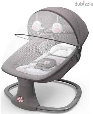 Mastela Baby Swing Remote Control with 40lbs, Pink Grey