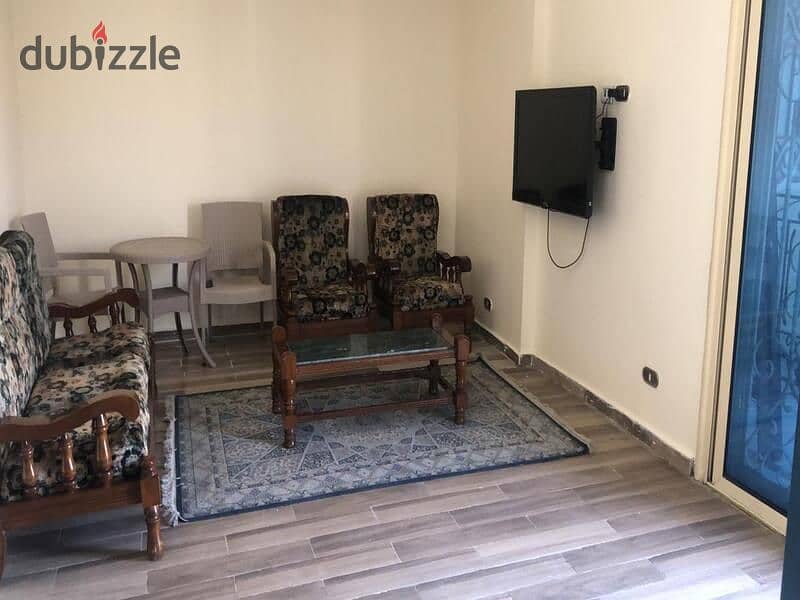 Furnished studio for rent on Mostafa Kamel axis in the First Settlement 4