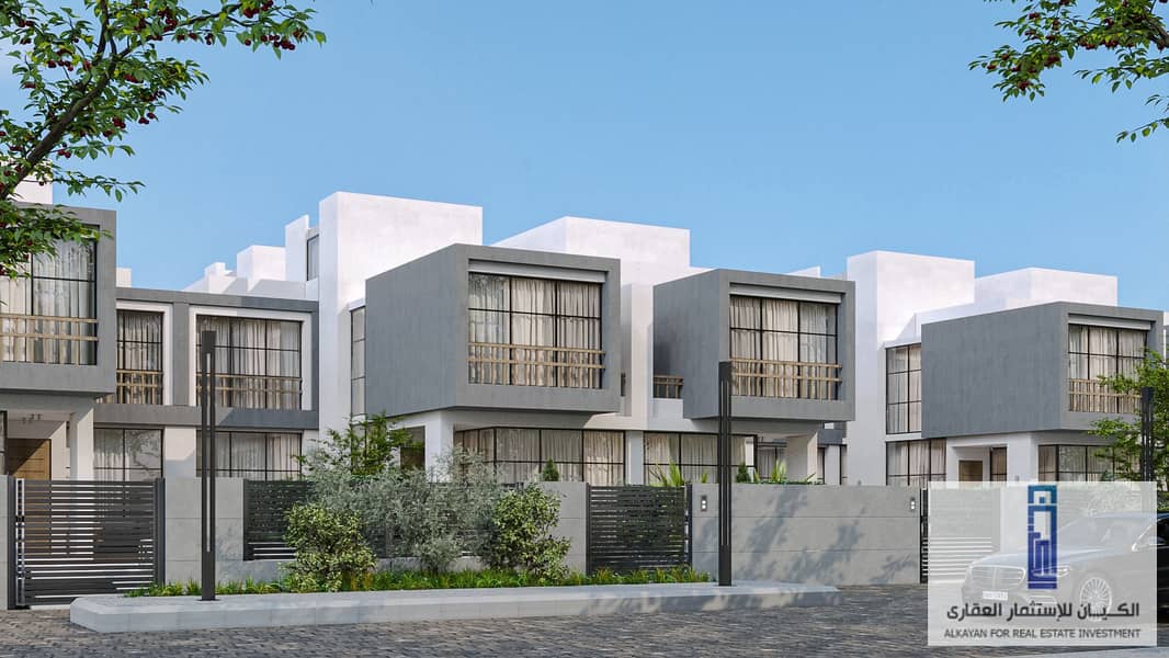 Own a villa at the price of an apartment in installments for 8 years in Somow Compound, Sheikh Zayed 3