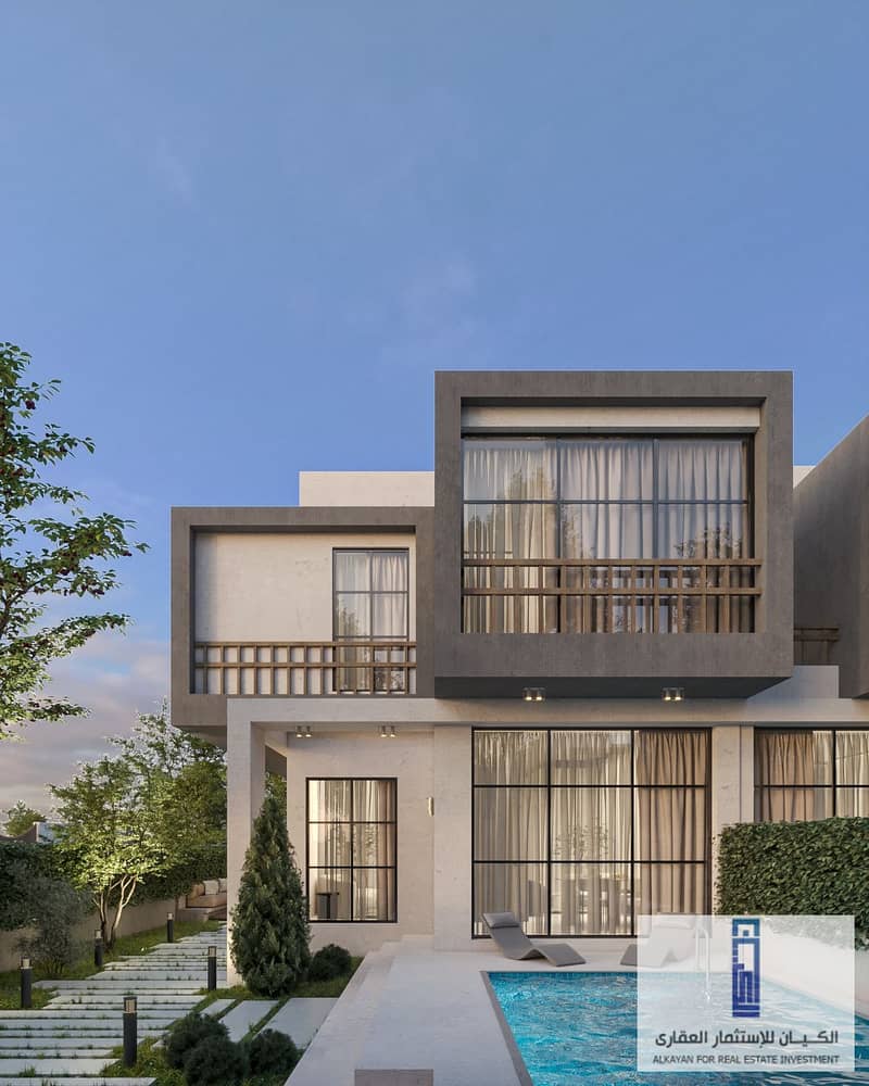 Own a villa at the price of an apartment in installments for 8 years in Somow Compound, Sheikh Zayed 7