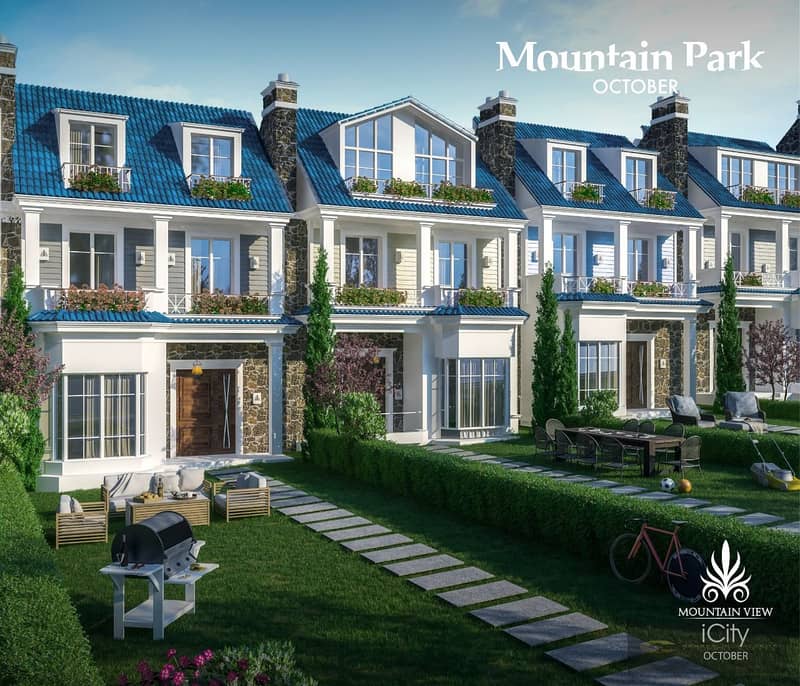 I VAILLA  Mountain View October Park Ready To Move كمبوند مونت فيو اكتوبر للبيع استلام فوري بجاردن بسعر لقطة 1