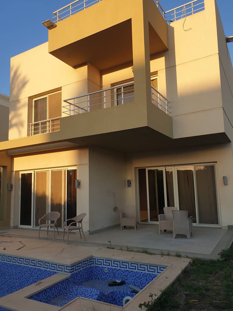 “An exceptional opportunity to own a luxury villa in Grand Heights Compound! This villa provides you with an upscale living experience with an elegant 29