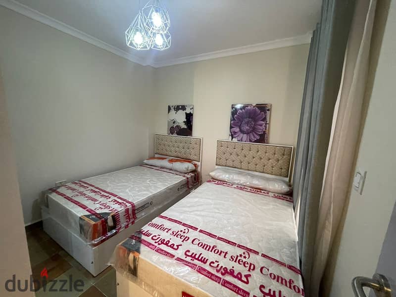 Apartment for rent furnished modern in Madinaty B7 5