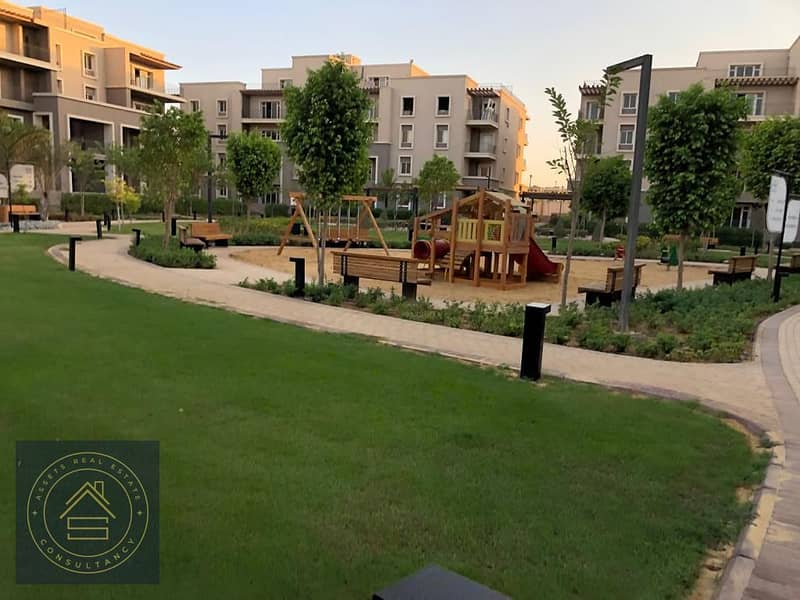 2Bedrooms garden apartment for sale at October Plaza Sodic 6th , asking for 2.48 million down payment and the remain over 6 years 8