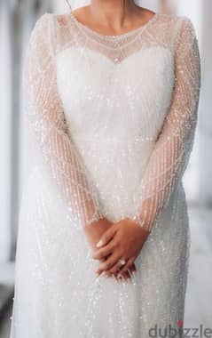 فستان فرح/ كتب كتاب- Simple wedding dress