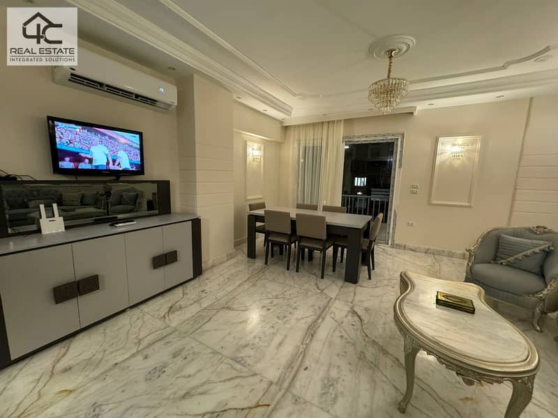 Apartment with private garden for rent  fully finished and ready to move Hyde Park New Cairo 4