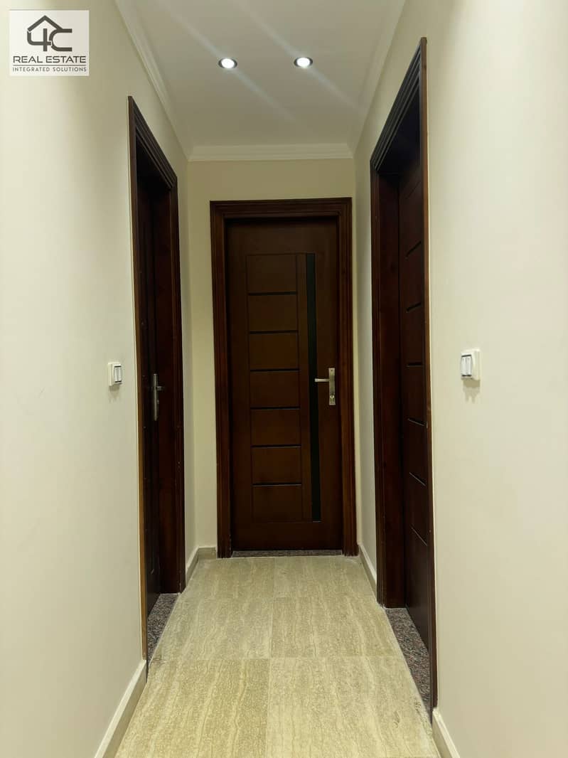 Apartment with private garden for rent  fully finished and ready to move Hyde Park New Cairo 9