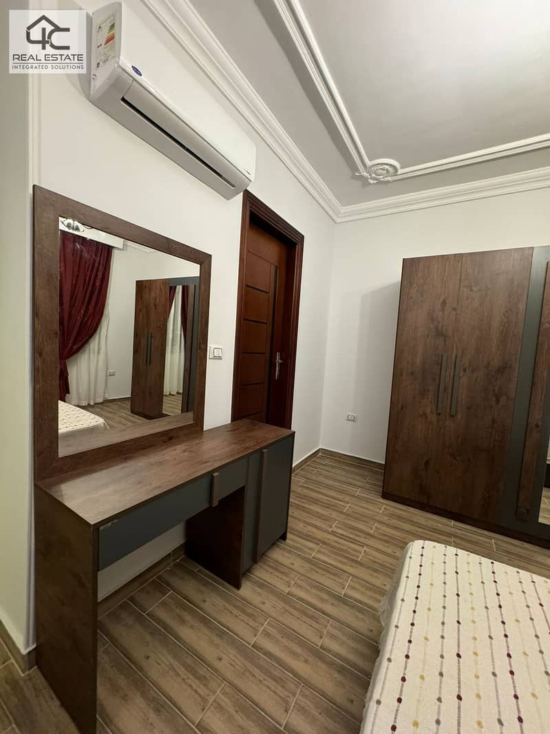 Apartment with private garden for rent  fully finished and ready to move Hyde Park New Cairo 12