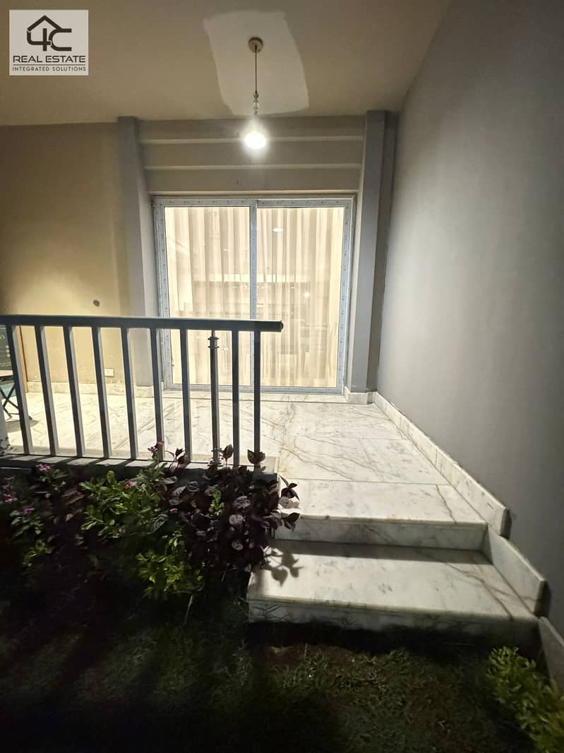 Apartment with private garden for rent  fully finished and ready to move Hyde Park New Cairo 21