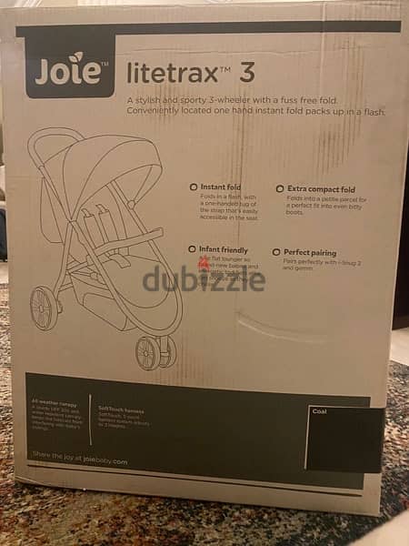 Stroller Joie litetrax 3 (new with box) 1