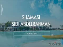 With only 10% down payment, a chalet for sale in Shamasi, Sidi Abdel Rahman Fully finished with a distinctive view