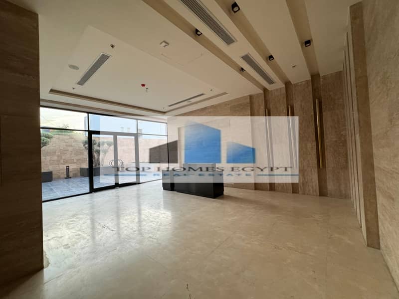 Office for rent 119 sqm fully finished direct on North 90th - 5th Settlement / مكتب إداري للإيجار تشطيب كامل علي التسعين الشمالي مباشرة 1