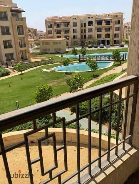 130m apartment with a distinctive view inside the compound in Telal East, Fifth Settlement 1