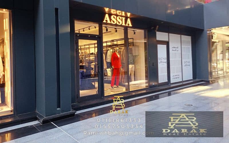 Shop for sale in Madinaty East Hub, immediate delivery, old price and commercial savings Shop for sale in Madinaty East Hub, the largest mall in Madin 2