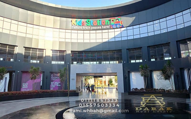 Shop for sale in Madinaty East Hub, immediate delivery, old price and commercial savings Shop for sale in Madinaty East Hub, the largest mall in Madin 16