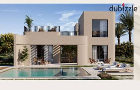 فيلا مستقلة للبيع 4 غرف في مكادي هايتس الغردقة New Gouna Makadi Heights