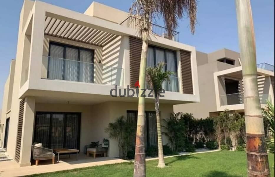 View and receive a finished villa for sale in installments over 10 years in a compound ready to be inspected in Sodic East El Shorouk 8